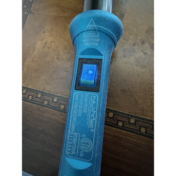 Nume Curling Wand Tourmaline Curler Hair Styling Iron Dual HB025u Salon - Picture 4 of 6